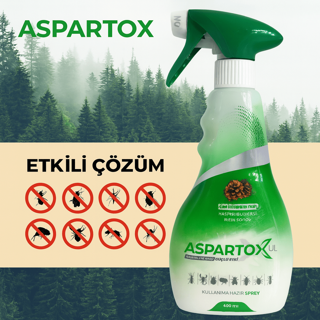 Aspartox Haşere Öldürücü Sprey – 400 ml (Hazır Kullanım) - Defonat