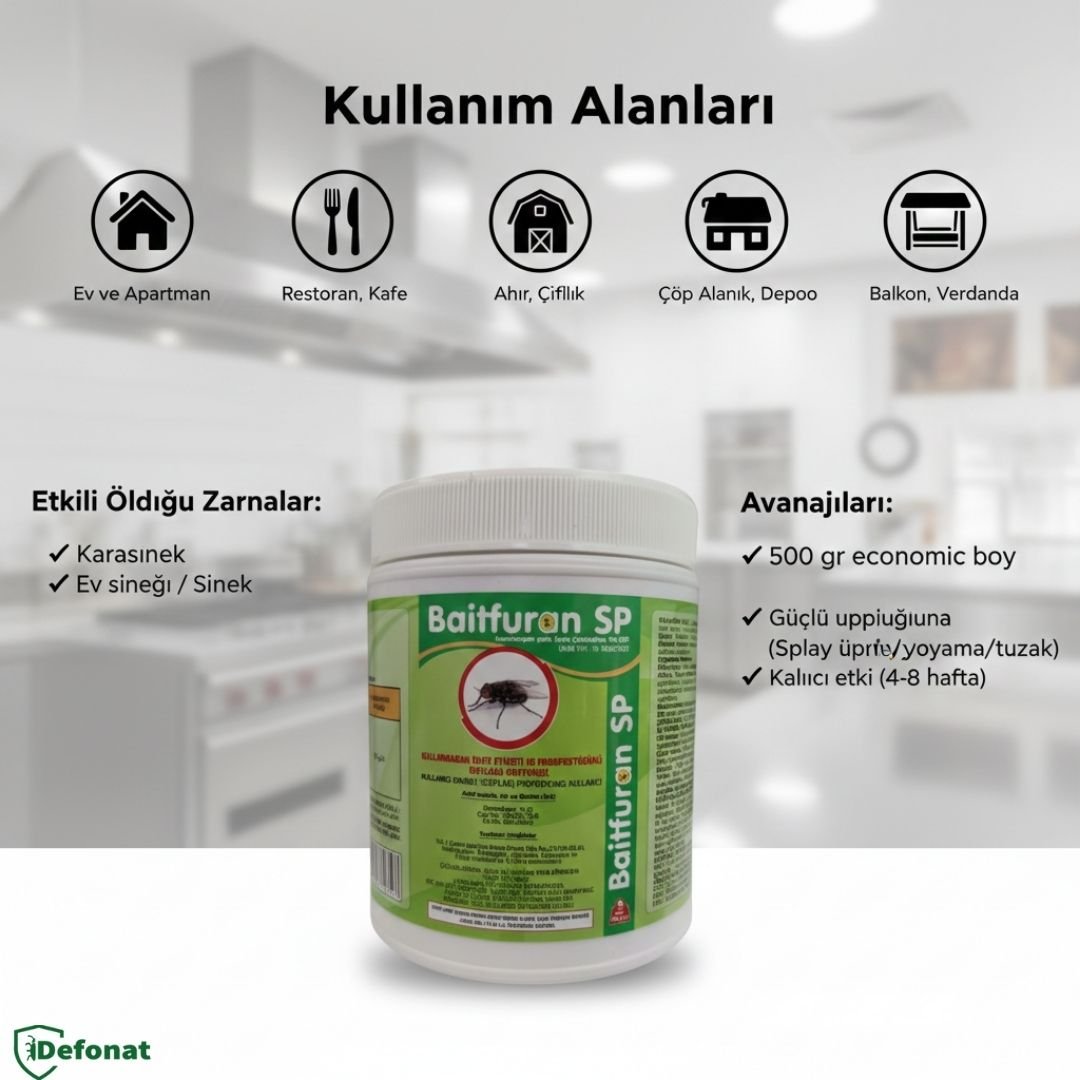 Baitfuran SP Karasinek İlacı 500 g - Defonat