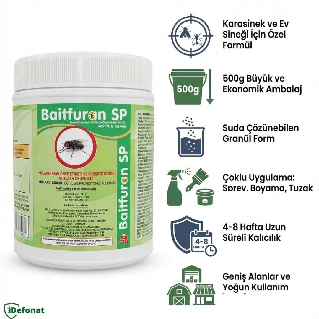 Baitfuran SP Karasinek İlacı 500 g - Defonat
