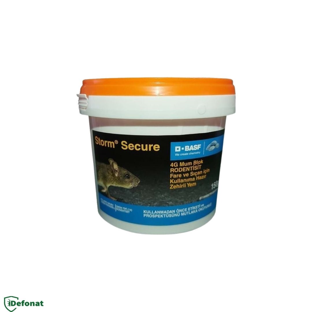 BASF Storm Secure Fare ve Kemirgen Yemi – 150 gr (Wax Block) - Defonat