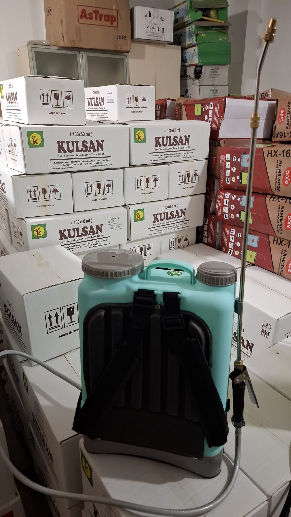 Bofe 16 Litre Akülü İlaçlama Pompası ( Mavi )