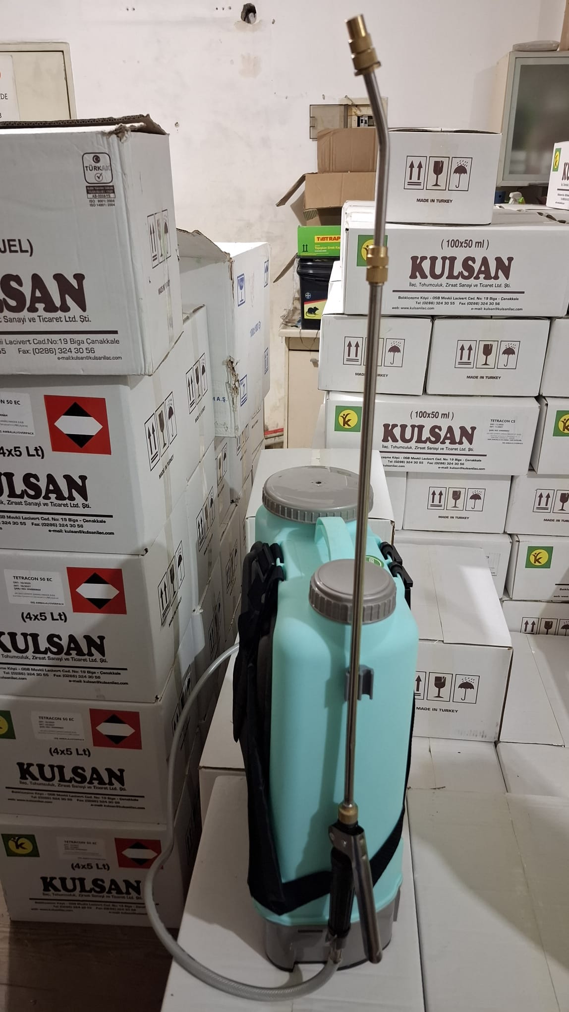 Bofe 16 Litre Akülü İlaçlama Pompası ( Mavi )