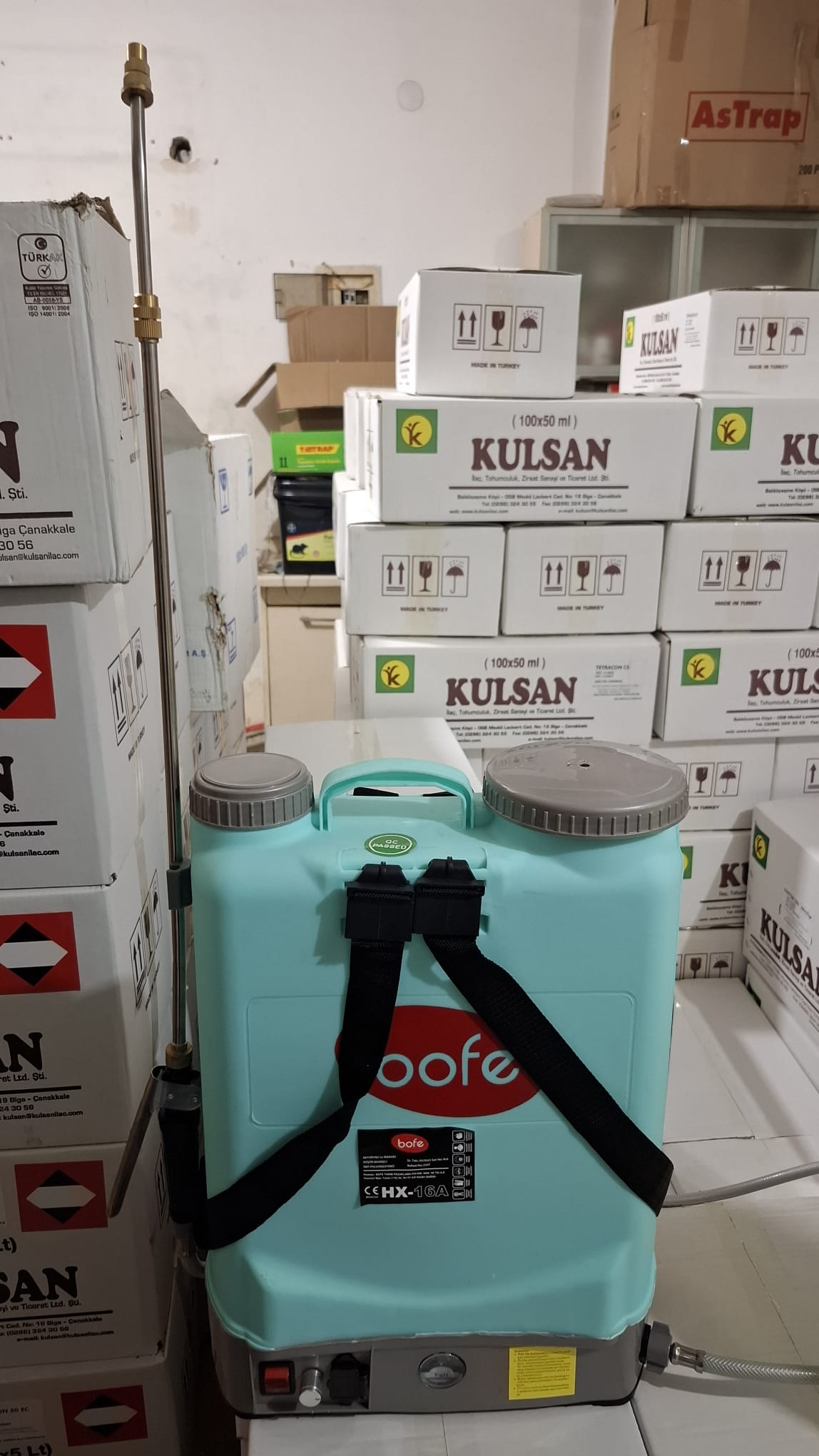 Bofe 16 Litre Akülü İlaçlama Pompası ( Mavi )