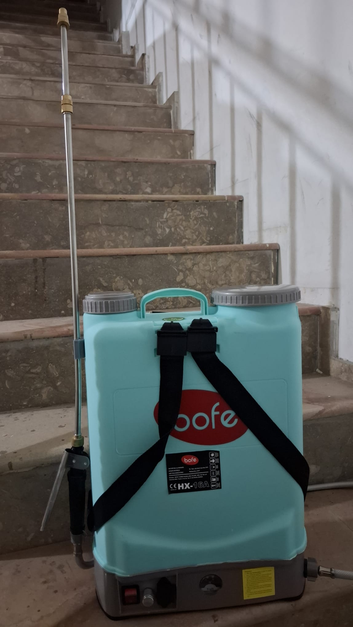 Bofe 16 Litre Akülü İlaçlama Pompası ( Mavi )