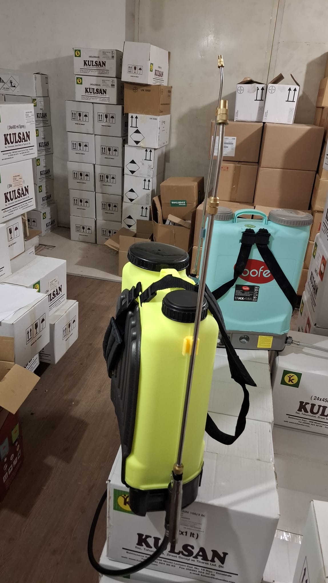 Bofe 16 Litre Akülü İlaçlama Pompası ( Sarı )