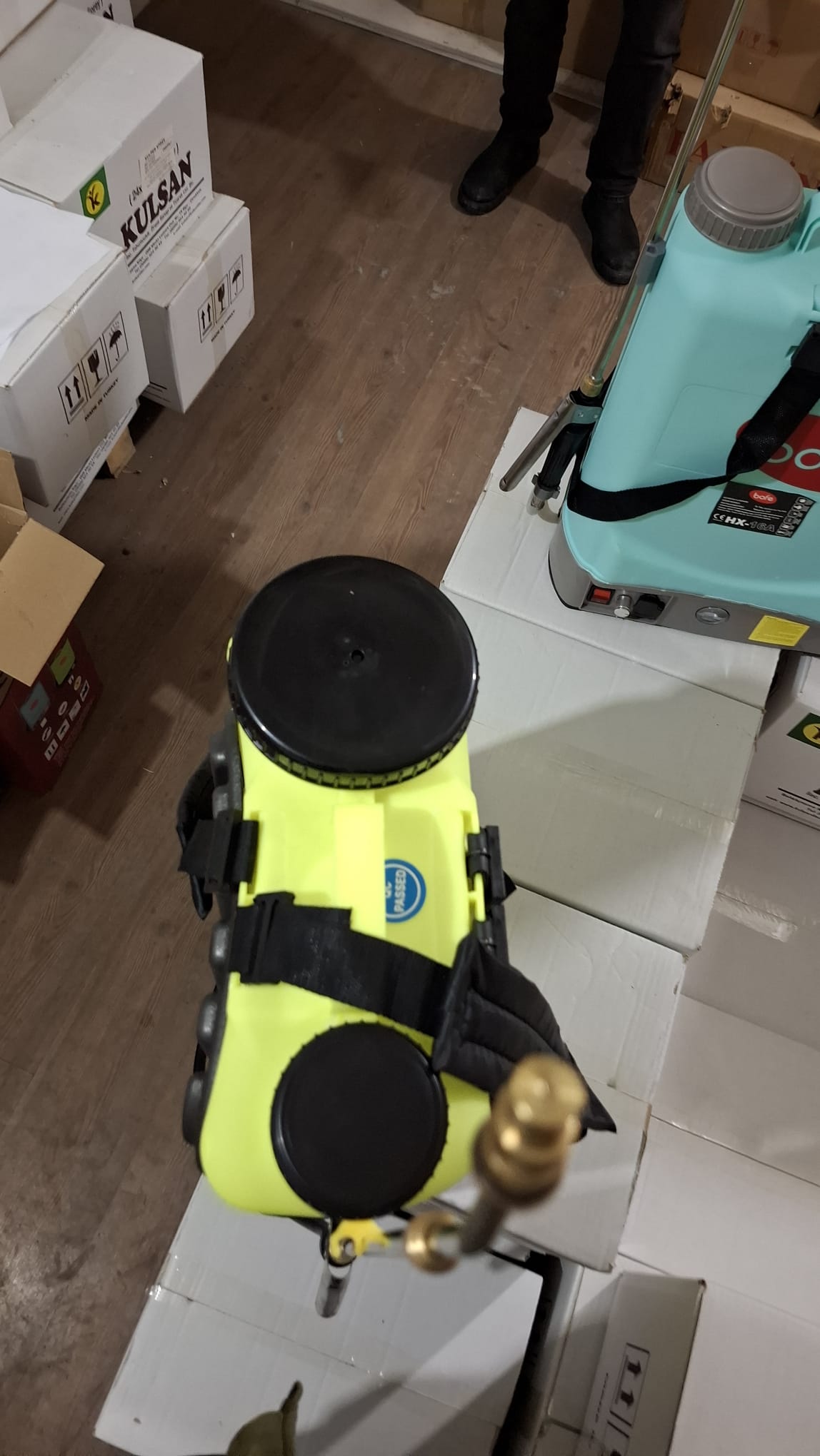 Bofe 16 Litre Akülü İlaçlama Pompası ( Sarı )