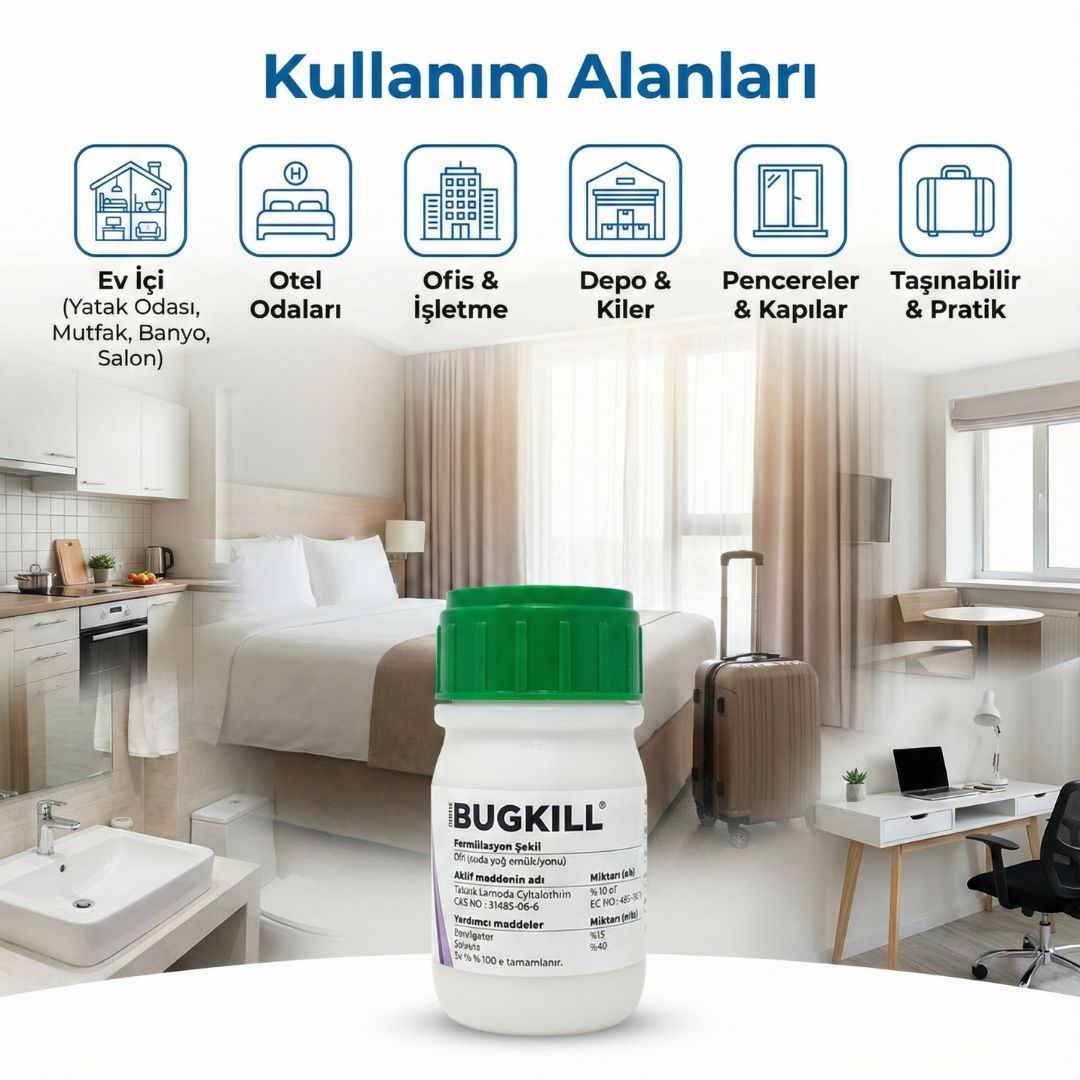 BugKill Çok Amaçlı Haşere Öldürücü – 50 ml - Defonat