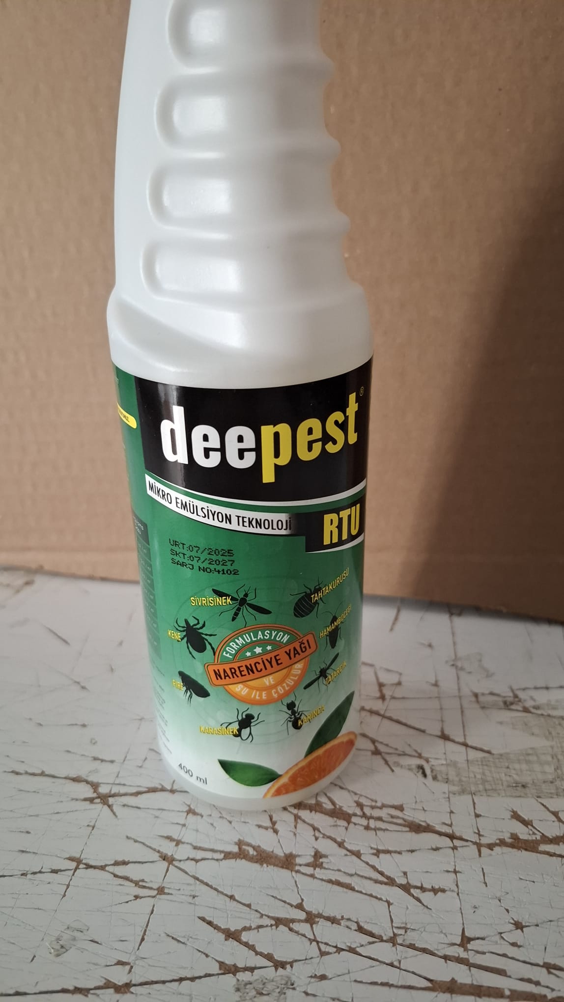 Deepest Sprey 400 ml – Uçan ve Yürüyen Haşerelere Karşı Etkili Sprey - Defonat