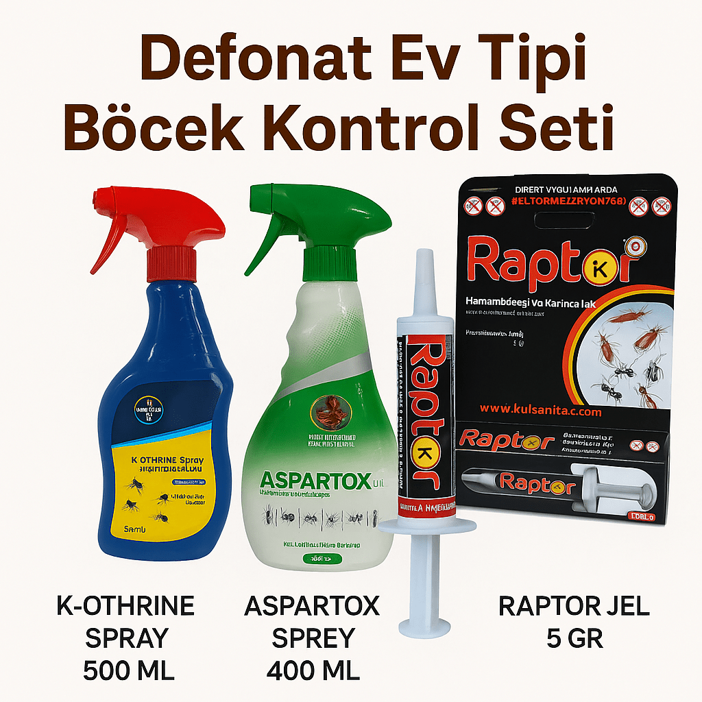 Defonat Ev Tipi Böcek Kontrol Seti - Defonat