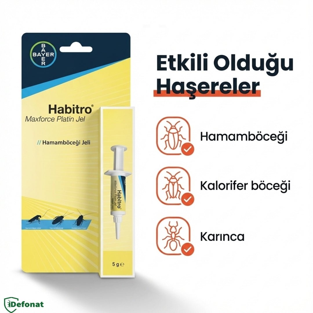 Habitro Maxforce Hamam Böceği ve Karınca Jel İlacı – 5 gr - Defonat