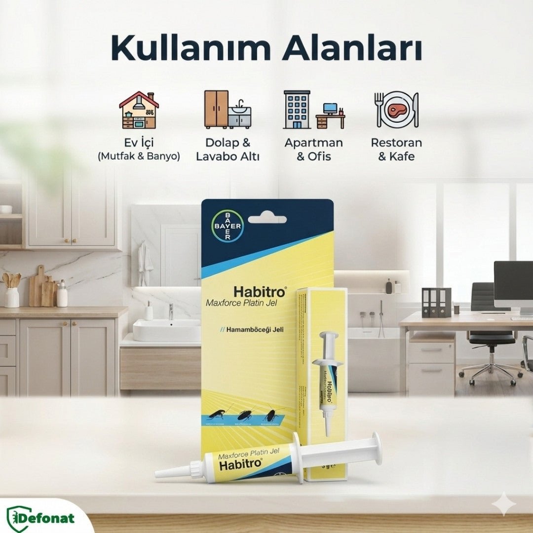Habitro Maxforce Hamam Böceği ve Karınca Jel İlacı – 5 gr - Defonat