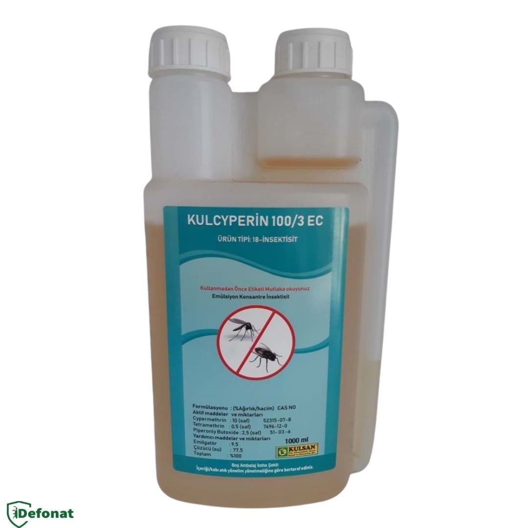 Kulcyperin 100/3 EC Profesyonel Haşere İlacı – 1 Litre - Defonat