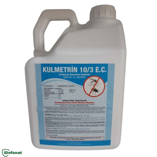 Kulmetrin 10/3 EC Endüstriyel Haşere İlacı – 5 Litre - Defonat