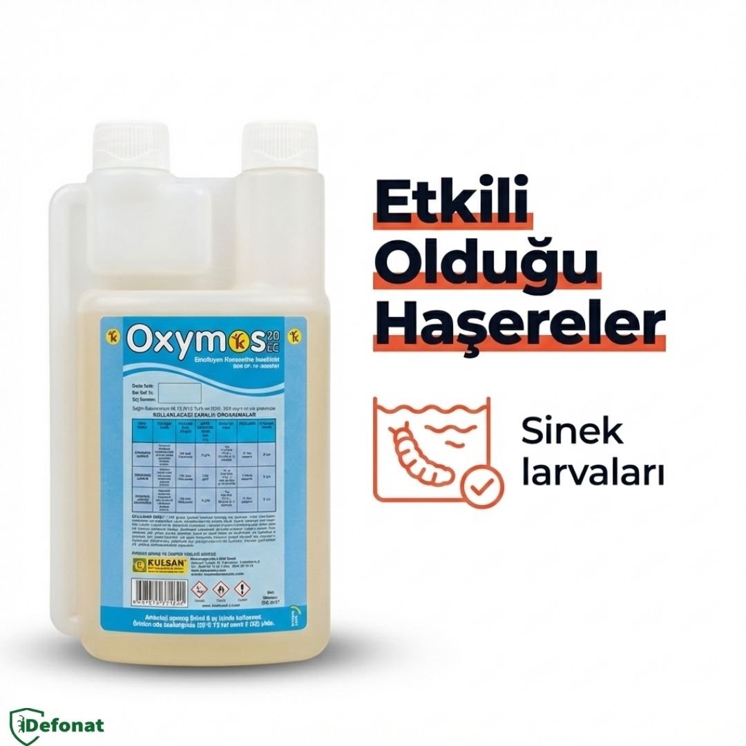 Oxymos 20 EC Larvasit – 500 ml (Pyriproxyfen IGR Haşere İlacı) - Defonat
