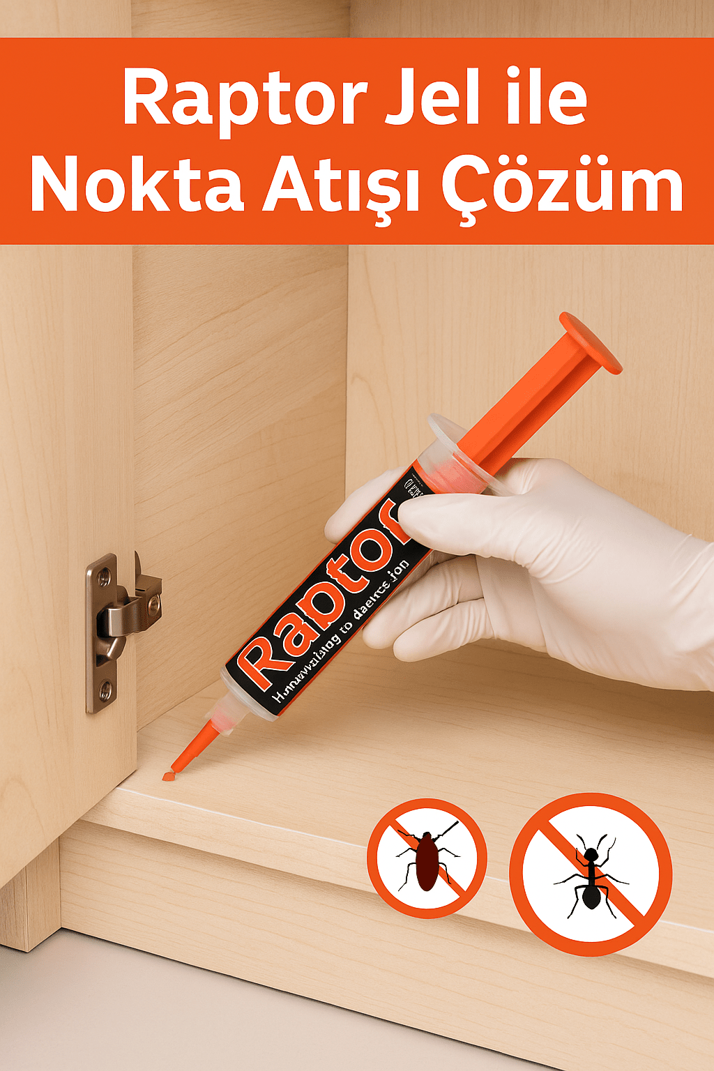 Raptor Hamam Böceği ve Karınca Jel İlacı – 5 gr - Defonat