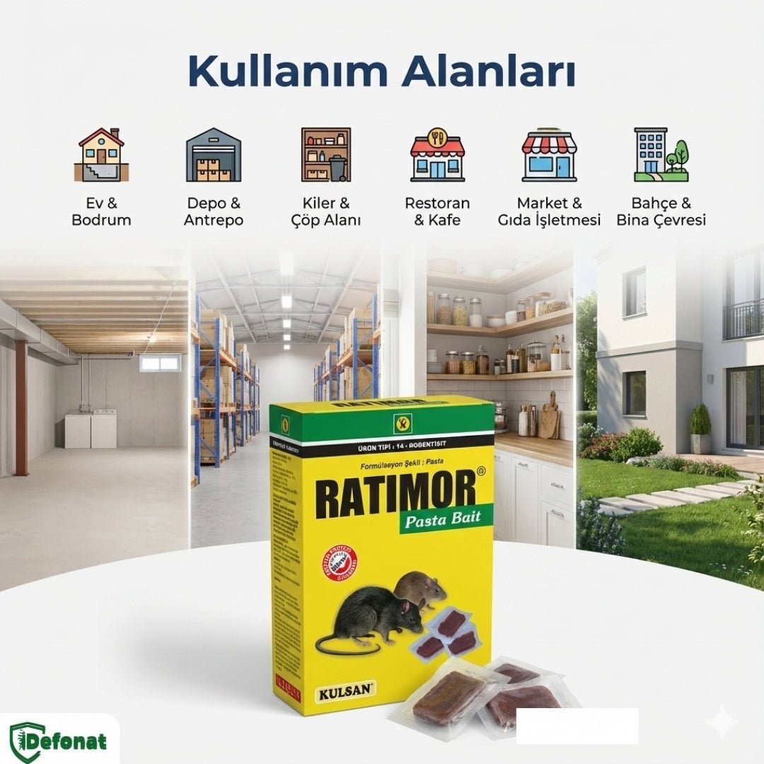 Ratimor Pasta Fare Yemi – 100 gr (Kemirgen İlacı) - Defonat