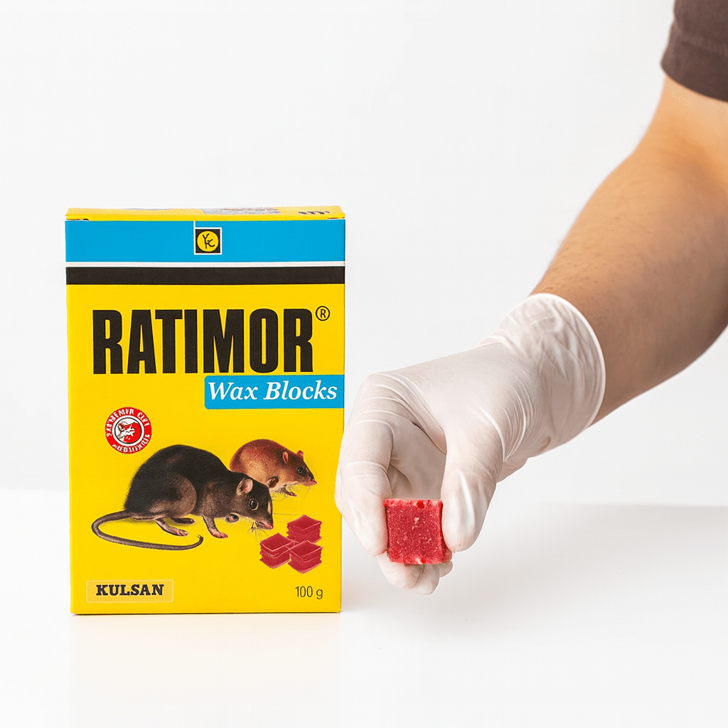 Ratimor Wax Block Fare ve Kemirgen Yemi – 100 gr - Defonat