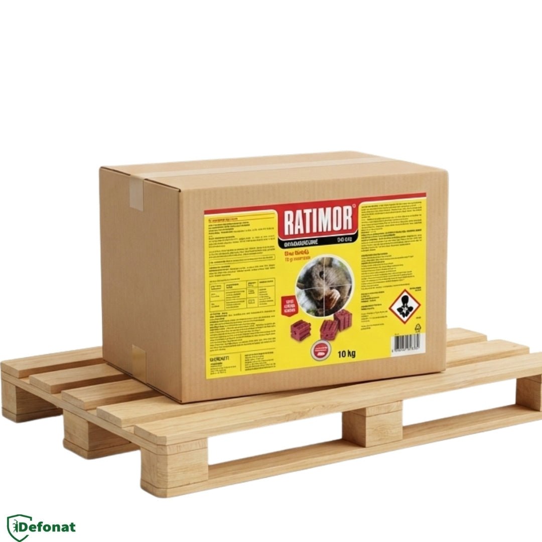 Ratimor Wax Blocks Fare İlacı 10 kg – Nem Dayanımlı Kemirgen Yemi – Defonat
