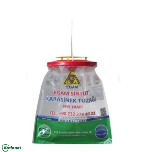 Sintut Karasinek Tuzağı Large –Zehirsiz Yüksek Kapasiteli Sinek Tuzağı - Defonat