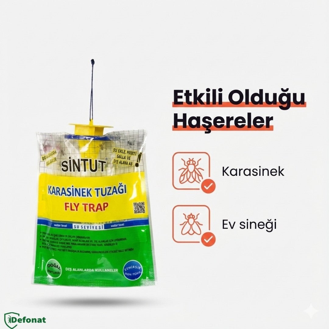 Sintut Karasinek Tuzağı Medium – Sinek Yakalama Tuzağı - Defonat