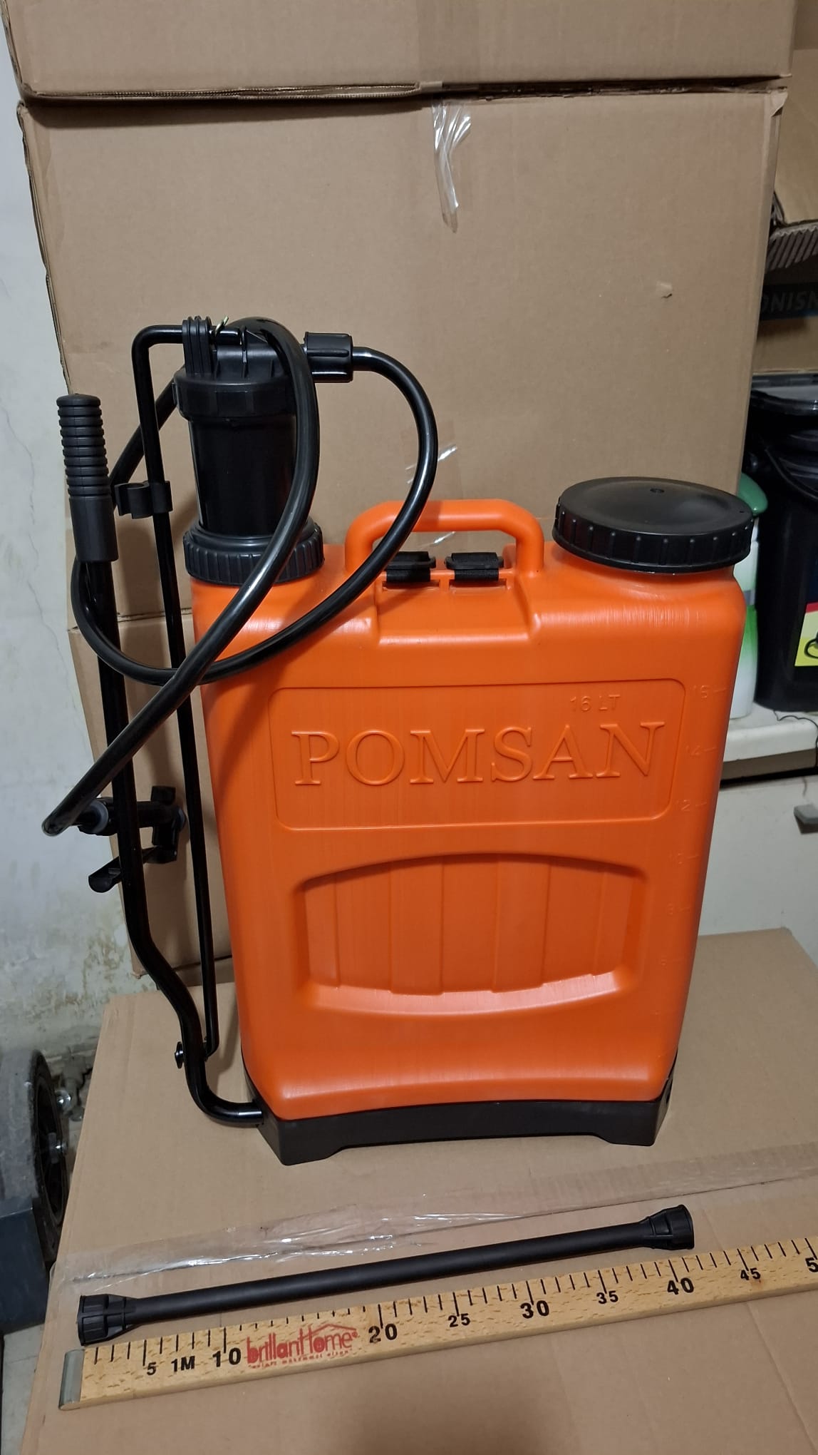 Pomsan k-305 16 Litre Manuel Sırt Tipi İlaçlama Pompası - 160 cm Hortumlu