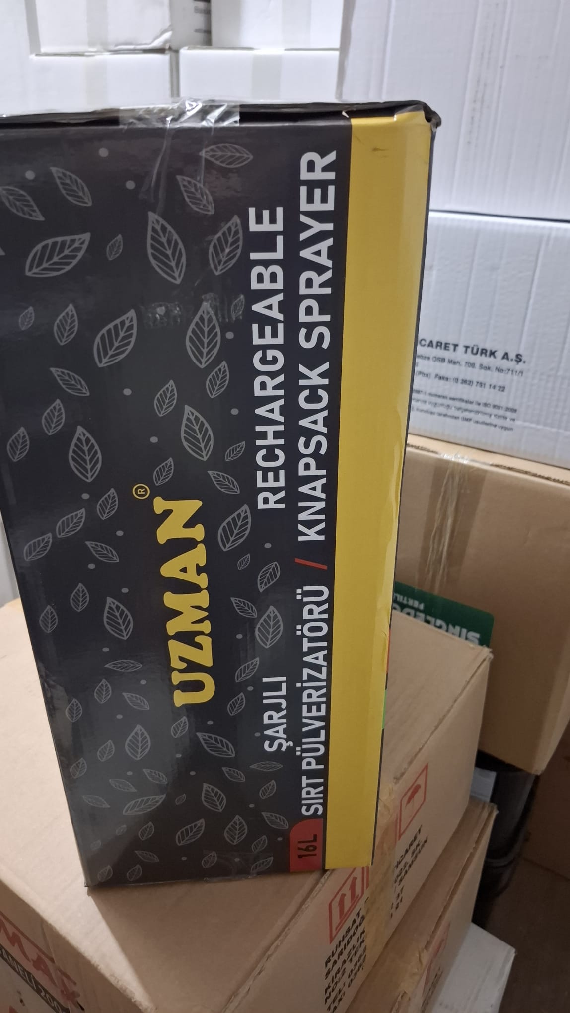 Uzman USR-403 16 Litre Akülü Şarjlı Sırt Pülverizatörü